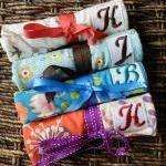 Travel Jewelry Roll With Personalized Monogram
