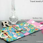 Travel Jewelry Roll With Personalized Monogram